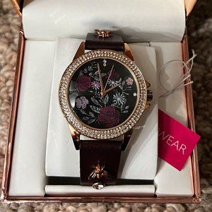 Rocawear: Womens Floral Face, Quartz Strap Analog Wristwatch